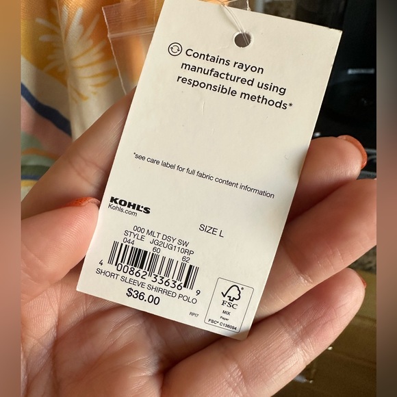 Multicolored daisy mini dress size Large - Picture 4 of 8